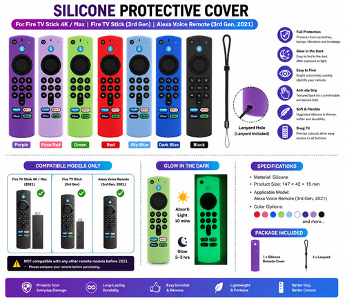 Silicone remote control cover - silicone,